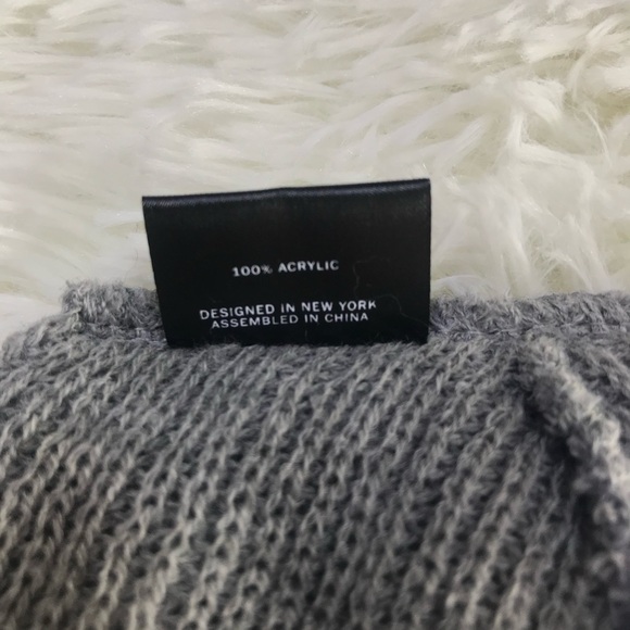 Kith Classic Rib Beanie Grey - Picture 4 of 4